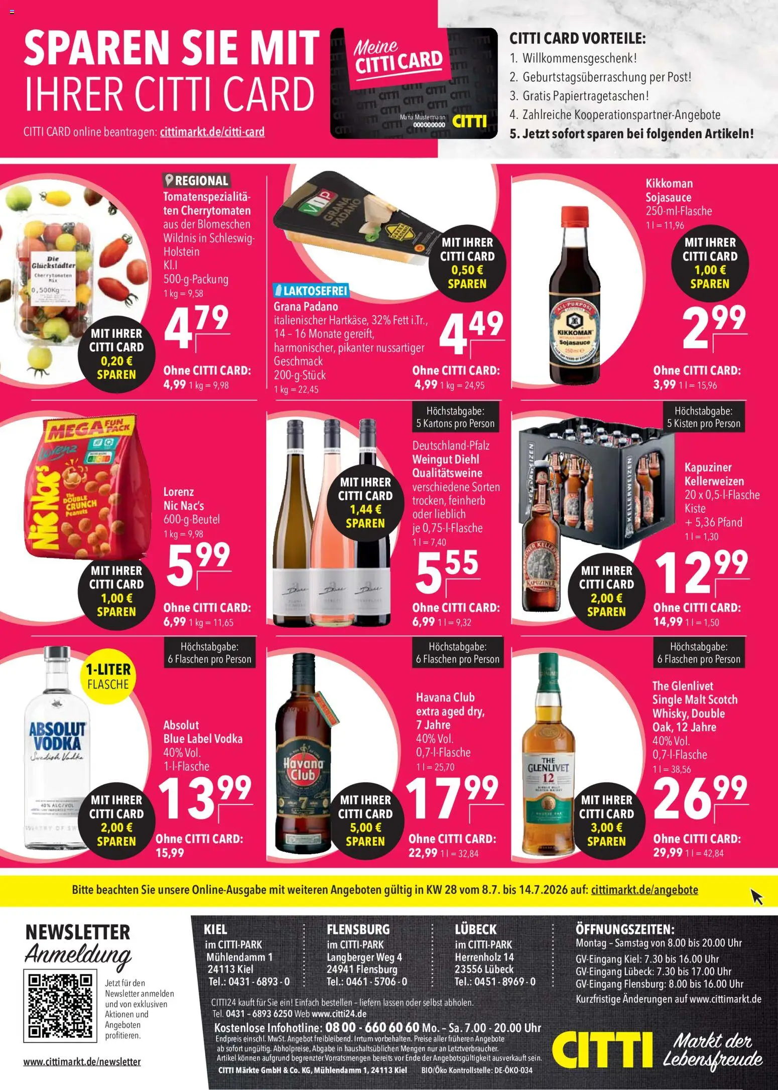 CITTI Markt Prospekt – gültig ab 08.07.2026 | Seite: 18 | Produkte: Havana club, Vodka, Uhr