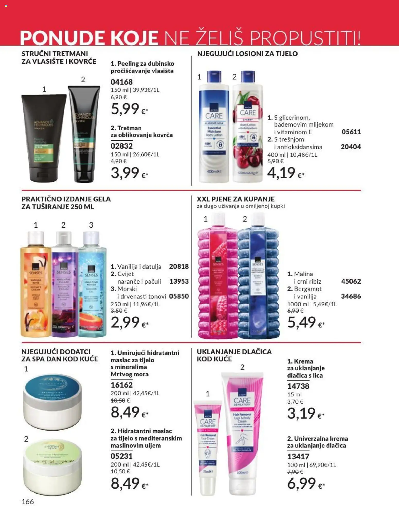 Avon katalog | vrijedi od 30.06.2026 | Stranica: 166 | Proizvodi: Maslac, Naranče, Krema, Datulja