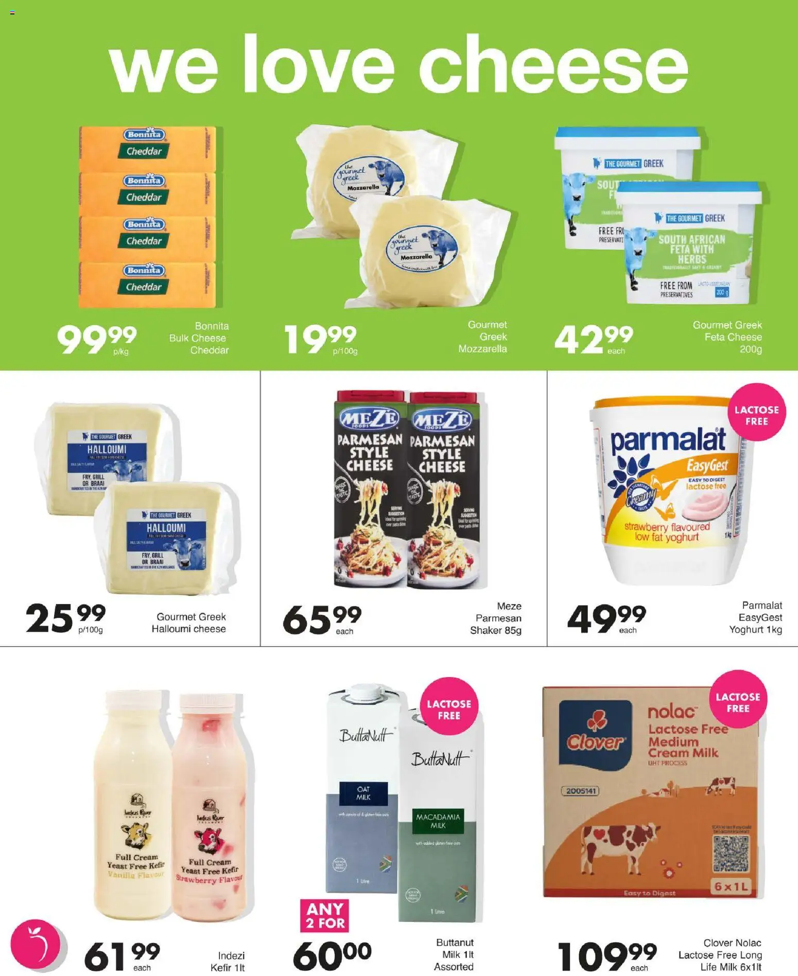 New Save catalogue – valid from 27/08/2026 | Page: 8 | Products: Vanilla, Grill, Kefir, Mozzarella