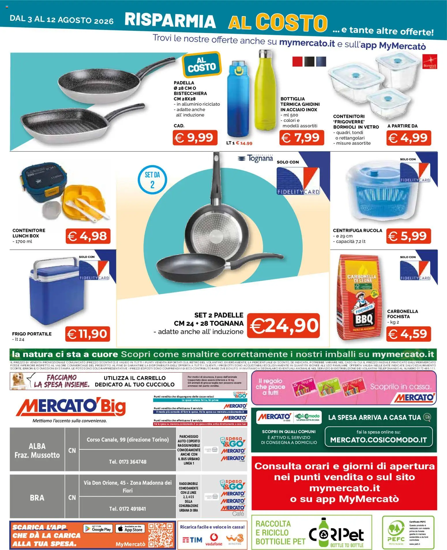 Volantino Mercatò del 03/08/2026 | Pagina: 24 | Prodotti: Centrifuga, The, Contenitore, Alluminio