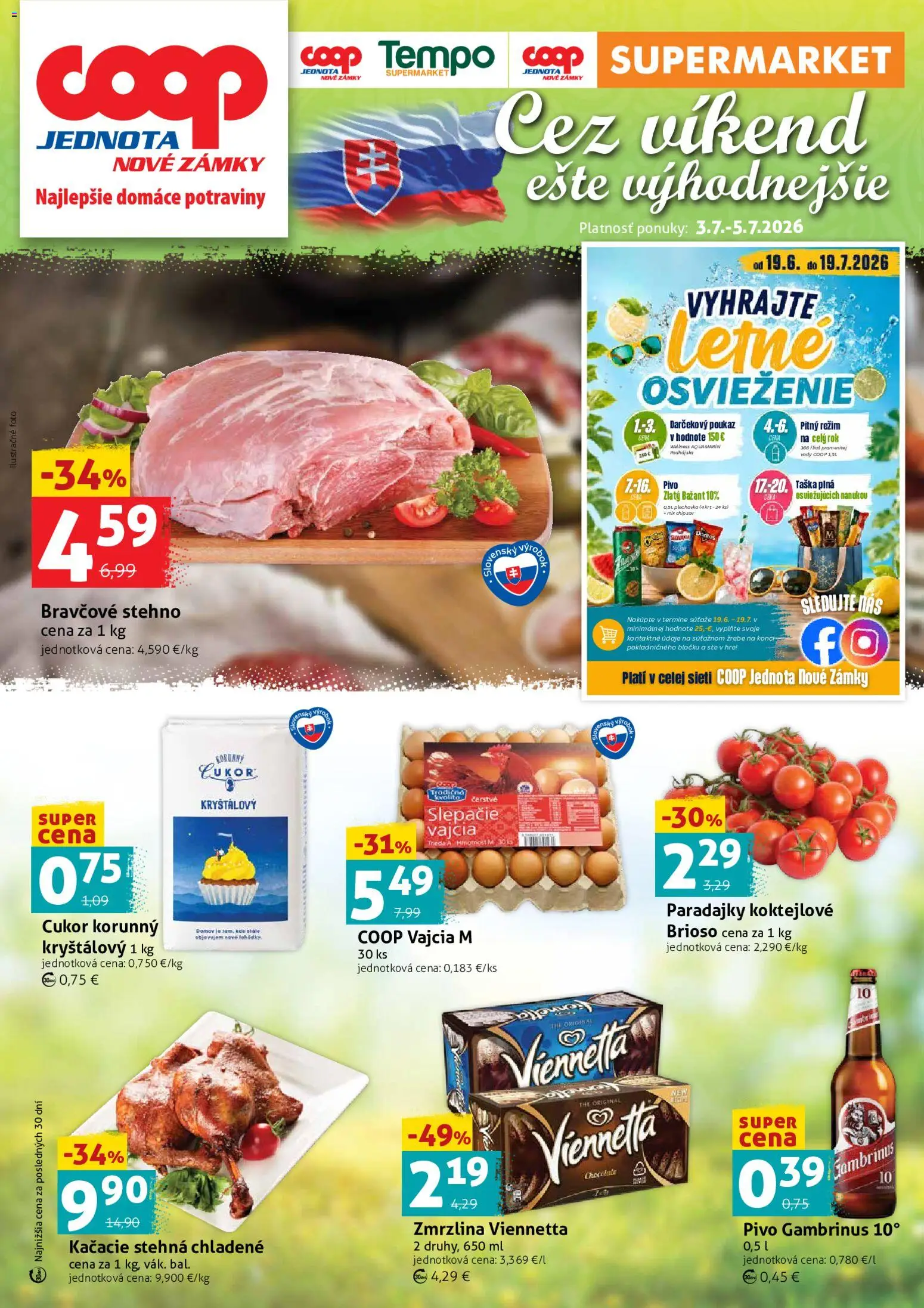 Nové COOP Jednota akcie – leták je platný od 03.07.2026 | Strana: 1
