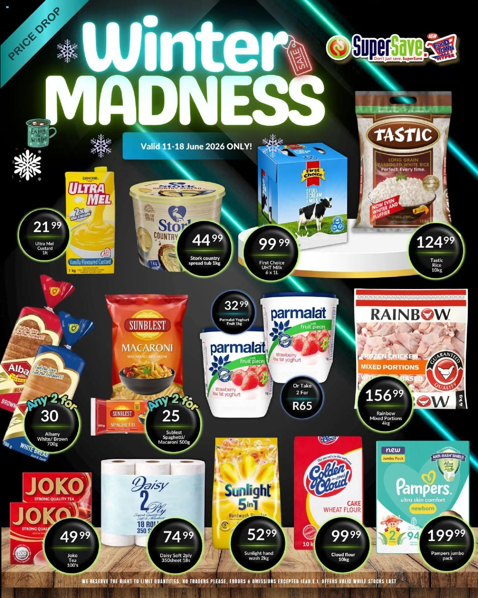 New Super Save catalogue – valid from 11.06.2026 | Page: 1 | Products: Handwash, Milk, Bread, Rice