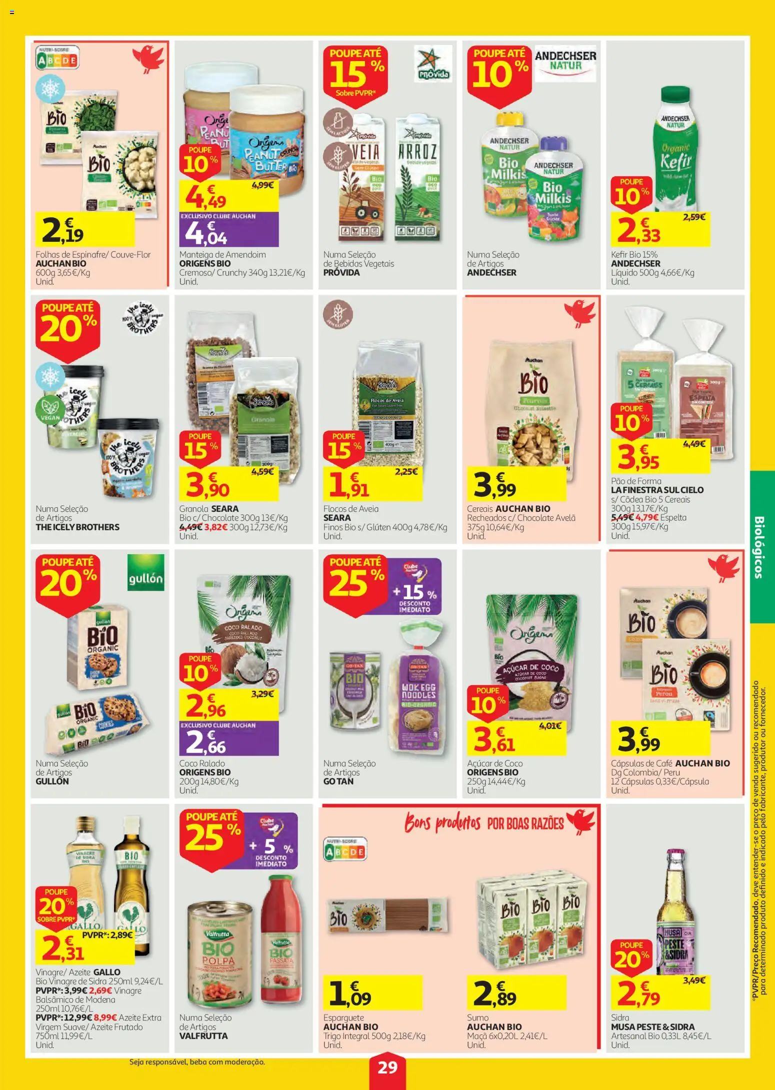 Auchan folheto │ válido de 01/10/2026 | Página: 29 | Produtos: Aveia, Vinagre, Maça, Arroz