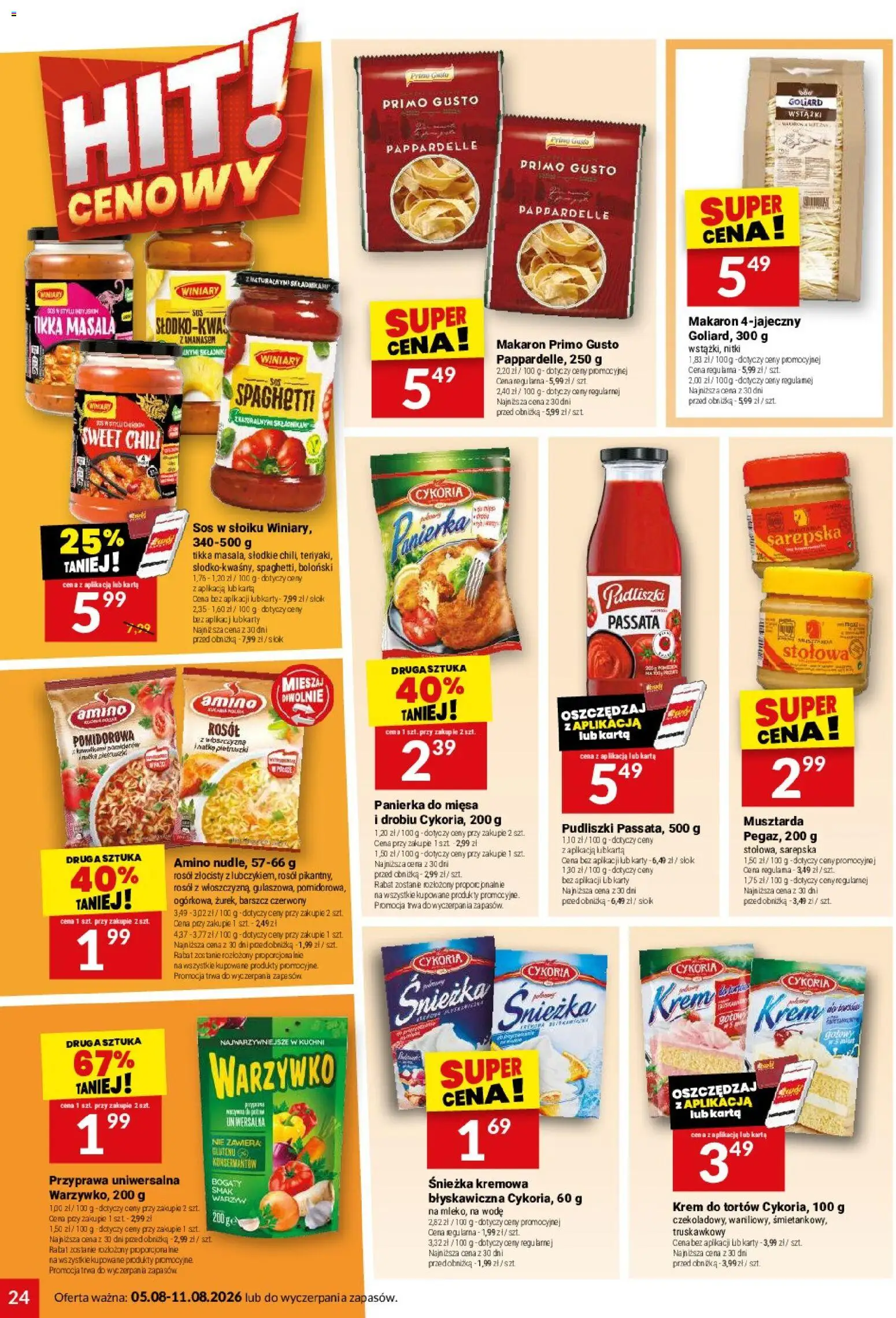 Twój Market gazetka od 05.08.2026 | Strona: 24 | Produkty: Karta, Musztarda, Krem, Sos