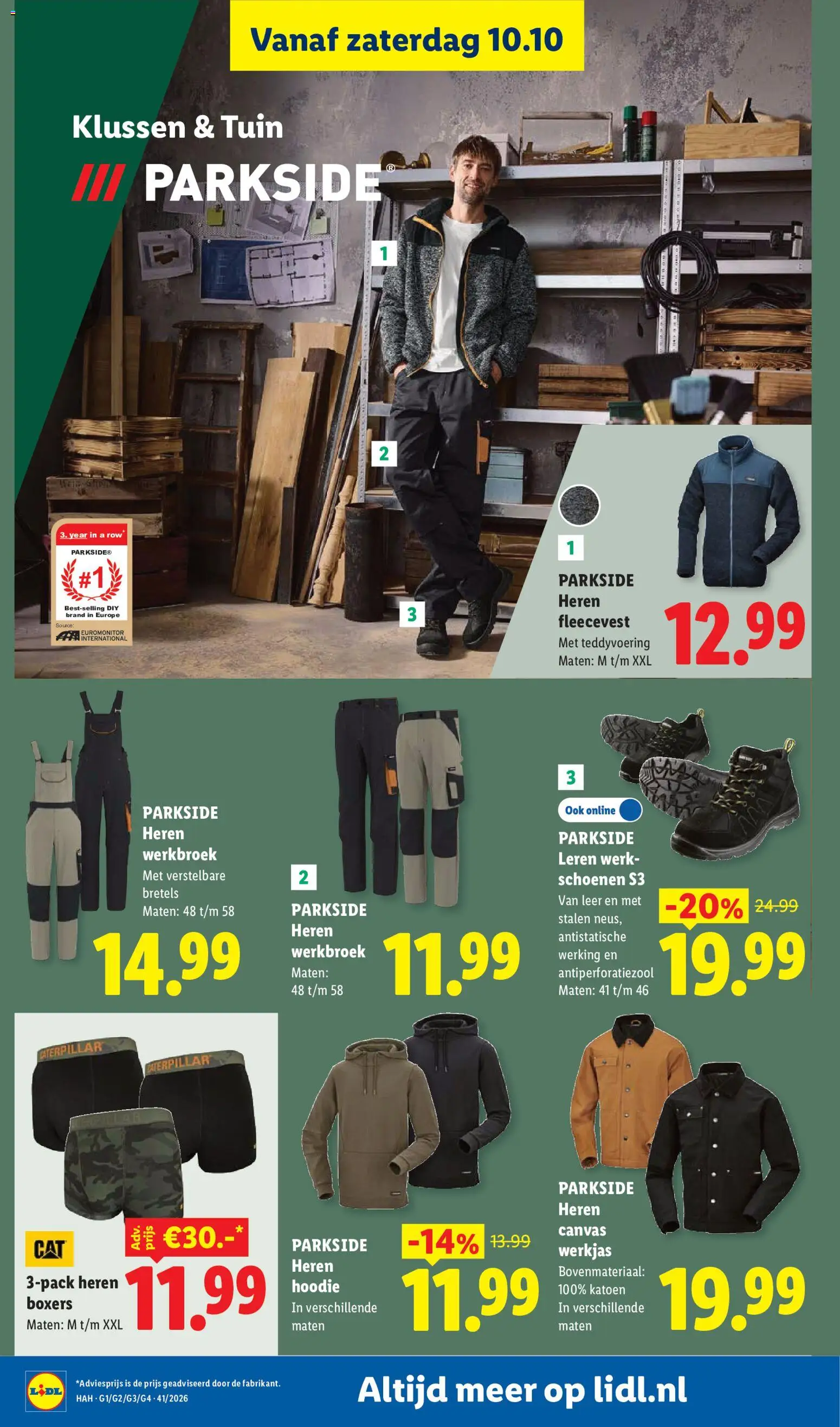 {H1} | Pagina: 37 | Producten: Hoodie, Vest, Werkbroek, Canvas