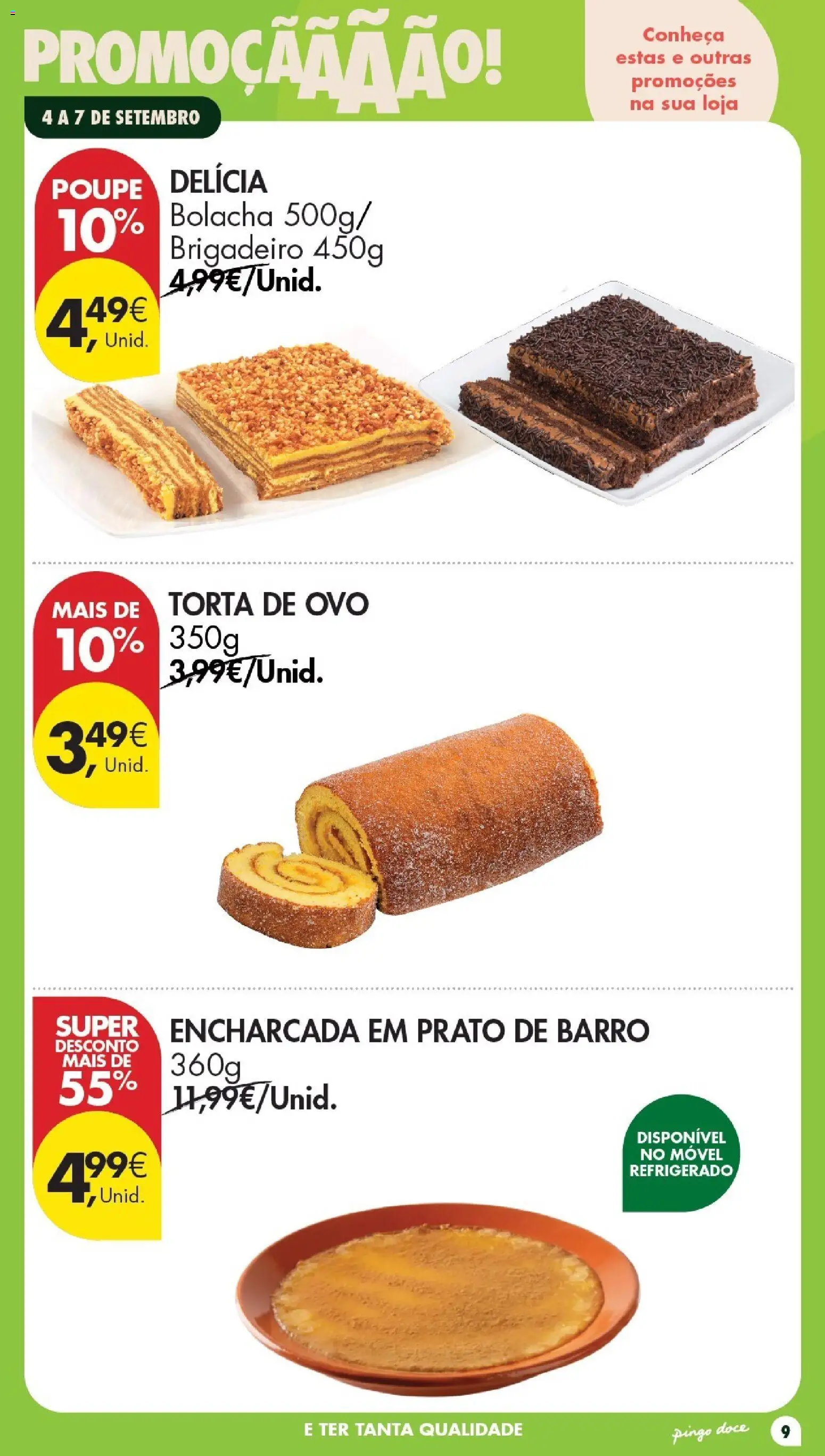 Pingo Doce Poupe este Fim de Semana │ válido de 04/09/2026 | Página: 9 | Produtos: Torta