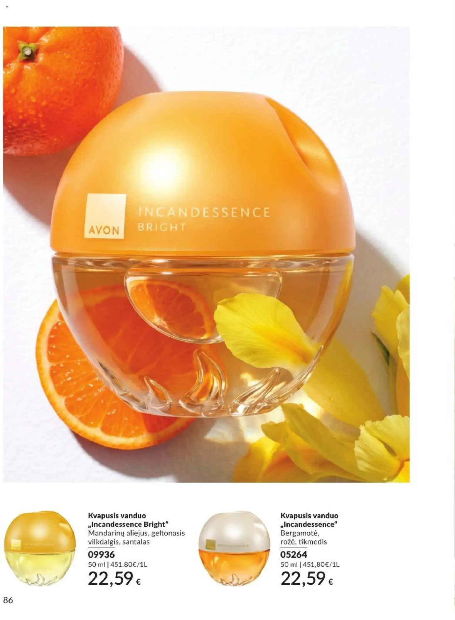 AVON akcijos nuo 2026.09.01 | Puslapis: 86 | Prekių: Kvapusis vanduo, Vanduo