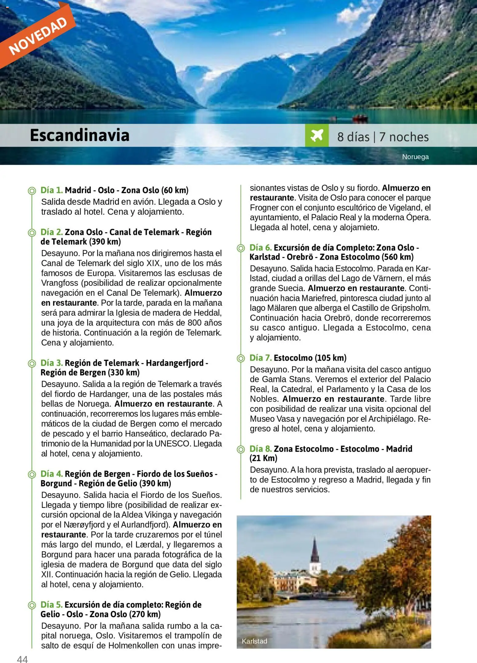 Viajes El Corte Inglés Turismo Social Castilla La Mancha │ válido desde el 01.04.2026 | Página: 44 | Productos: Pescado, Navegación