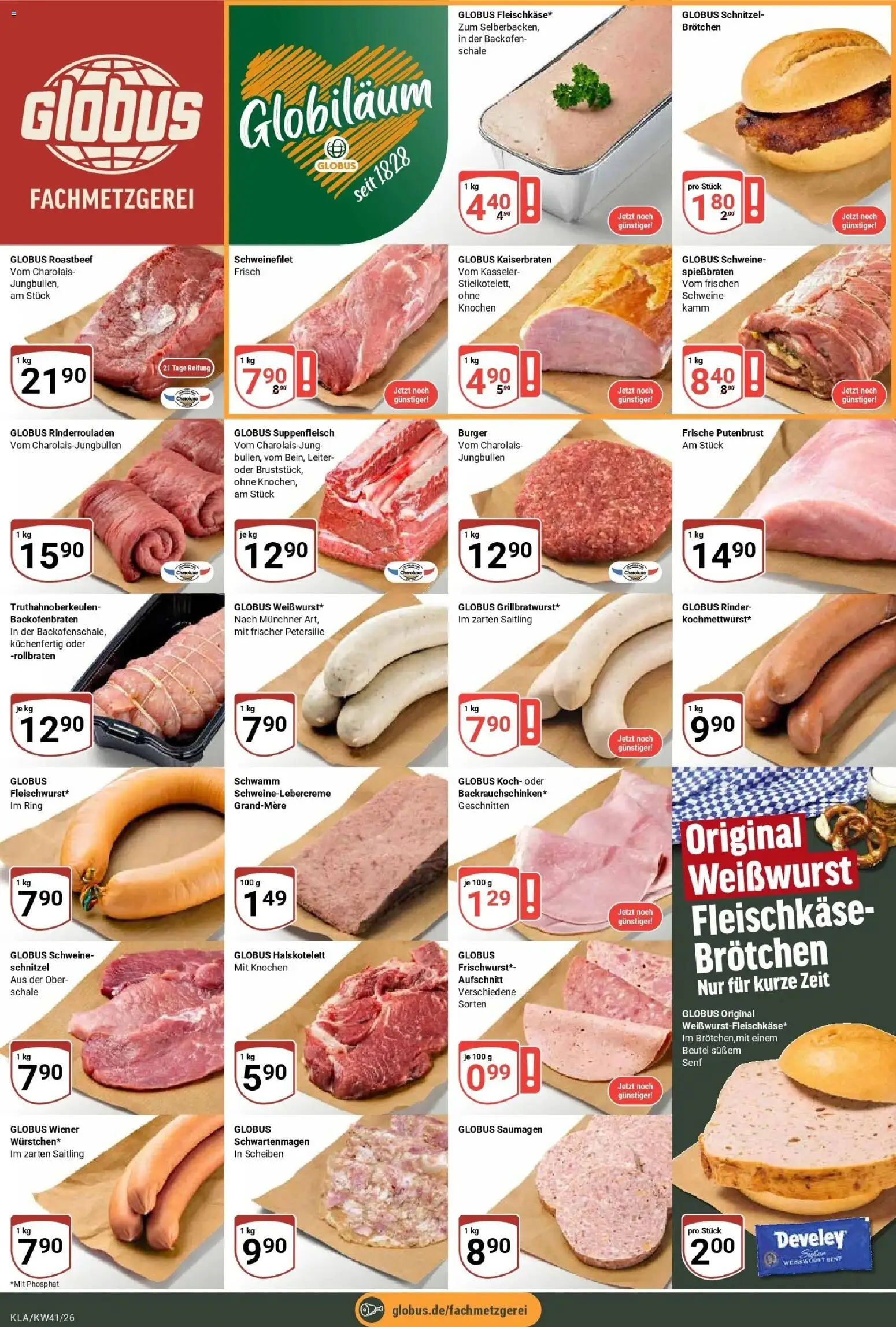 Globus Prospekt Kaiserslautern (ab 05.10.2026) » Angebote online | Seite: 8 | Produkte: Rinderrouladen, Schnitzel, Backofen, Petersilie