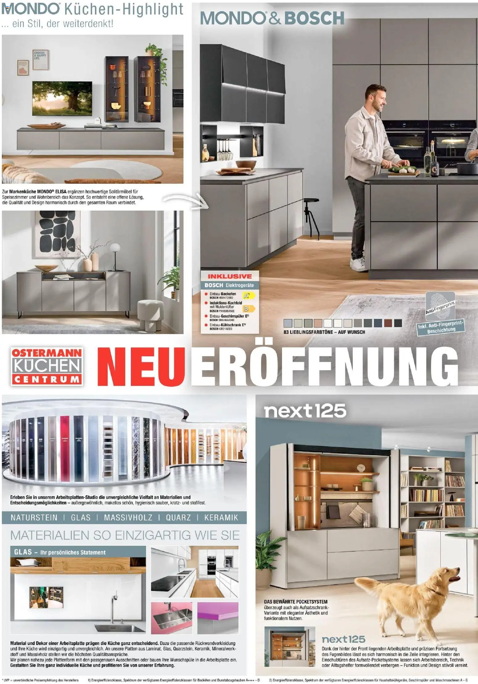 Ostermann Neueröffnung Kamen – gültig ab 02.10.2026 | Seite: 8 | Produkte: Geschirrspüler, Küche, Backofen, Kuchen