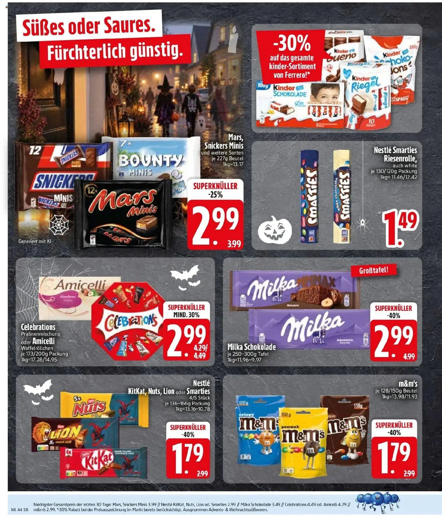 Edeka Prospekt Hainsacker (ab 26.10.2026) » Angebote Online | Seite: 10 | Produkte: Milka schokolade, Smarties, Kinder riegel, Celebrations