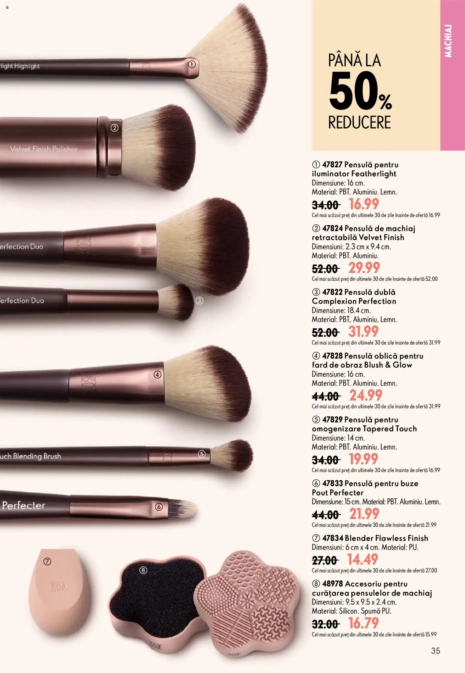 Noul catalog Oriflame – valabil de la 08.07.2026 | Pagină: 35 | Produse: Blender, Machiaj, Blush, Iluminator