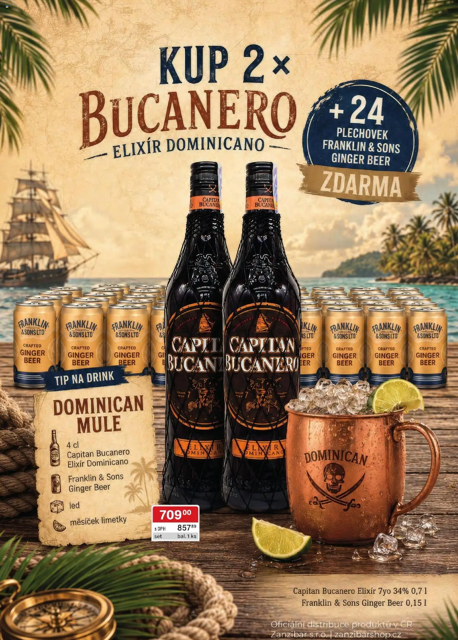 Astur & Qanto leták - Velkoobchod 10/2026 od 01.10.2026 | Strana: 36 | Produkty: Bucanero, Ginger Beer, Capitán Bucanero, Limetky