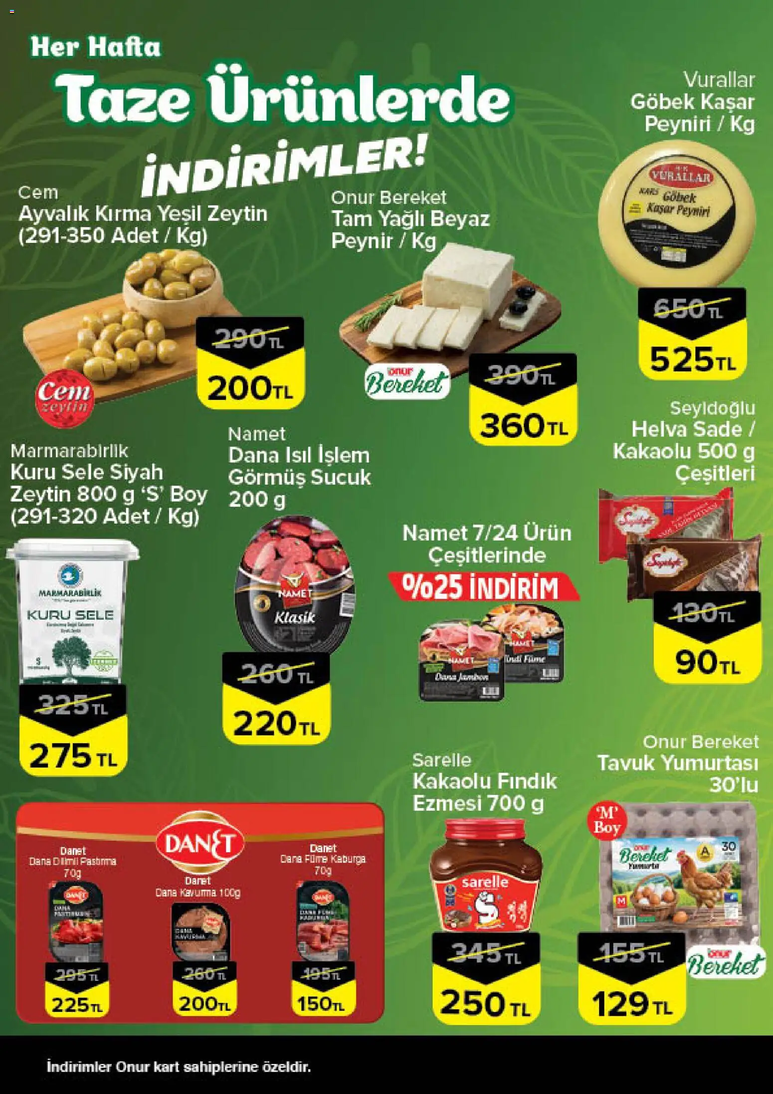Onur Market - Taze Ürünlerde İndirimler - İstanbul & Trakya - 14.05.2026 tarihinden itibaren geçerlidir | Sayfa: 2