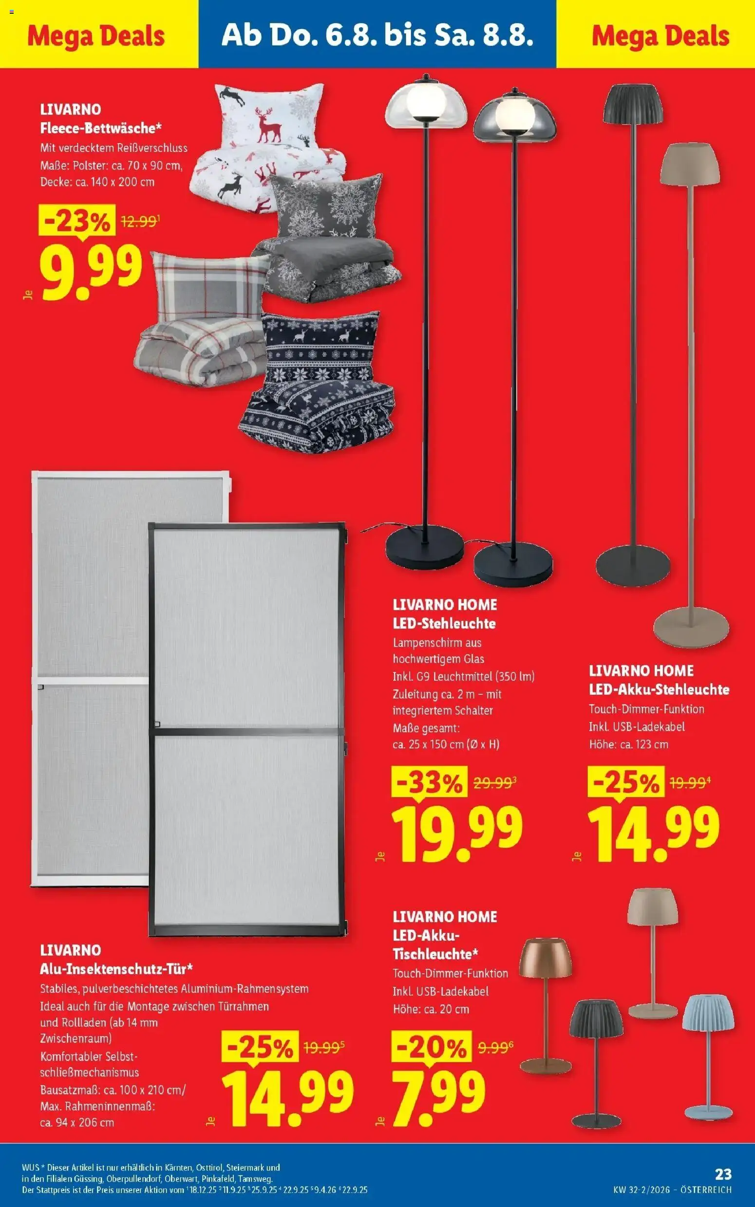 Lidl Flugblatt - Fohnsdorf, Neunkirchen, Graz ab 06.08.2026 - Angebote ab donnerstag | Seite: 26 | Produkte: Decke