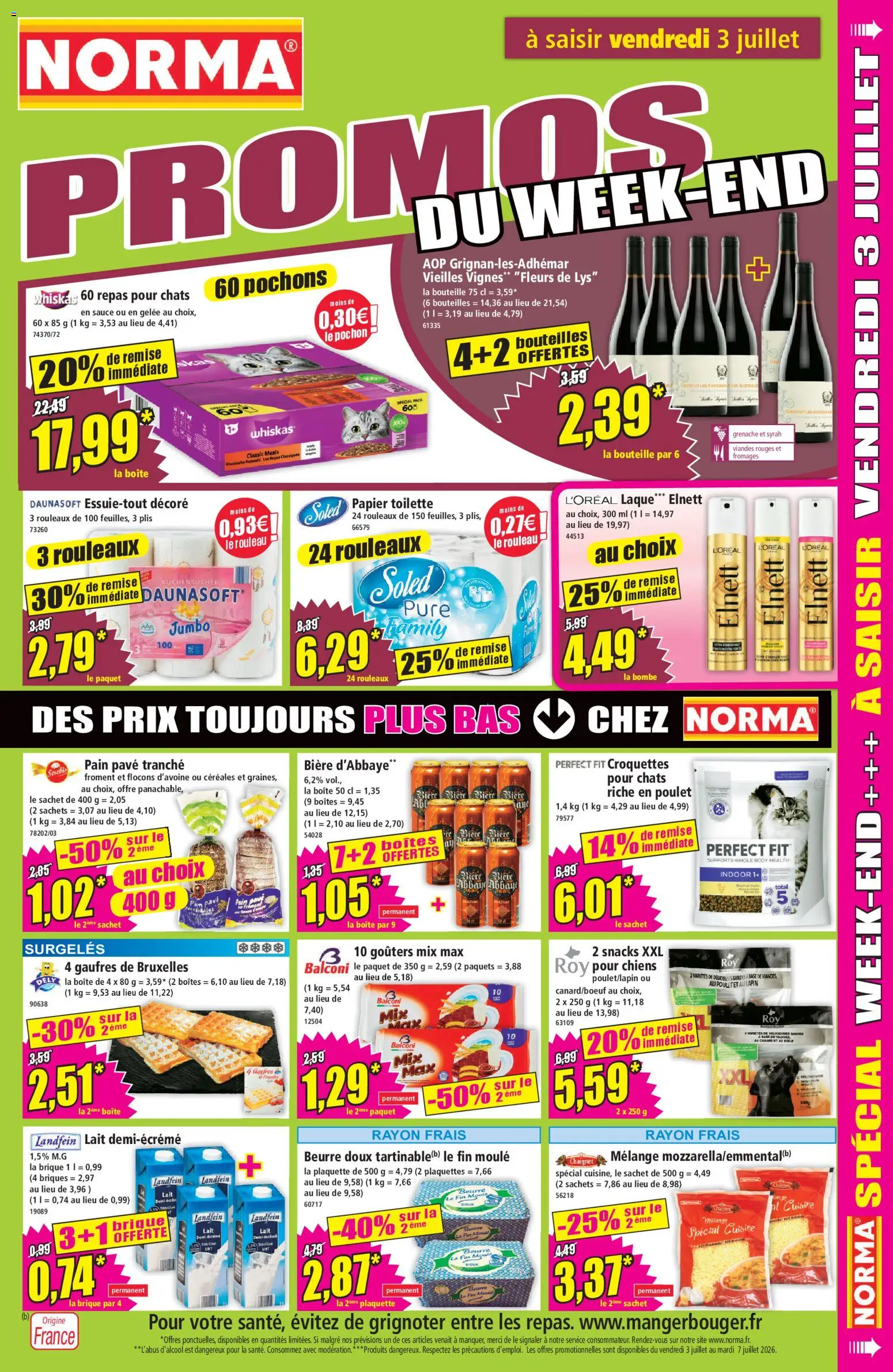 {H1} | Page: 11 | Produits: Base, Rouleau, Bière, Gaufres