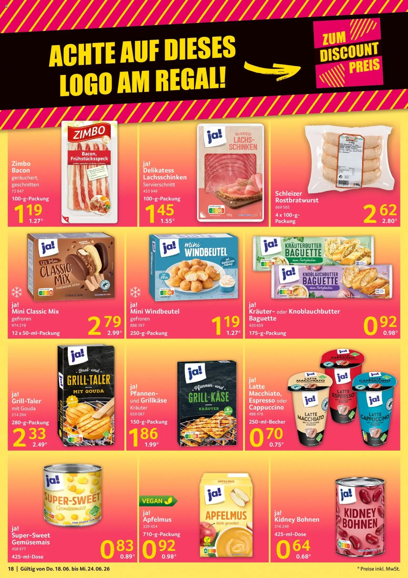 Selgros Prospekt – gültig ab 18.06.2026 | Seite: 18 | Produkte: Regal, Gouda, Kräuterbutter, Bourbon