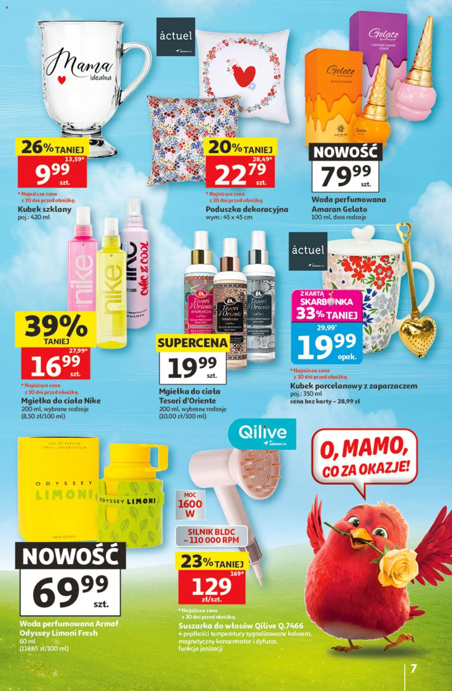 Auchan gazetka - 30 Lat Hipermarket od 21.05.2026 | Strona: 7 | Produkty: Mango, Tesori d'oriente, Suszarka, Woda