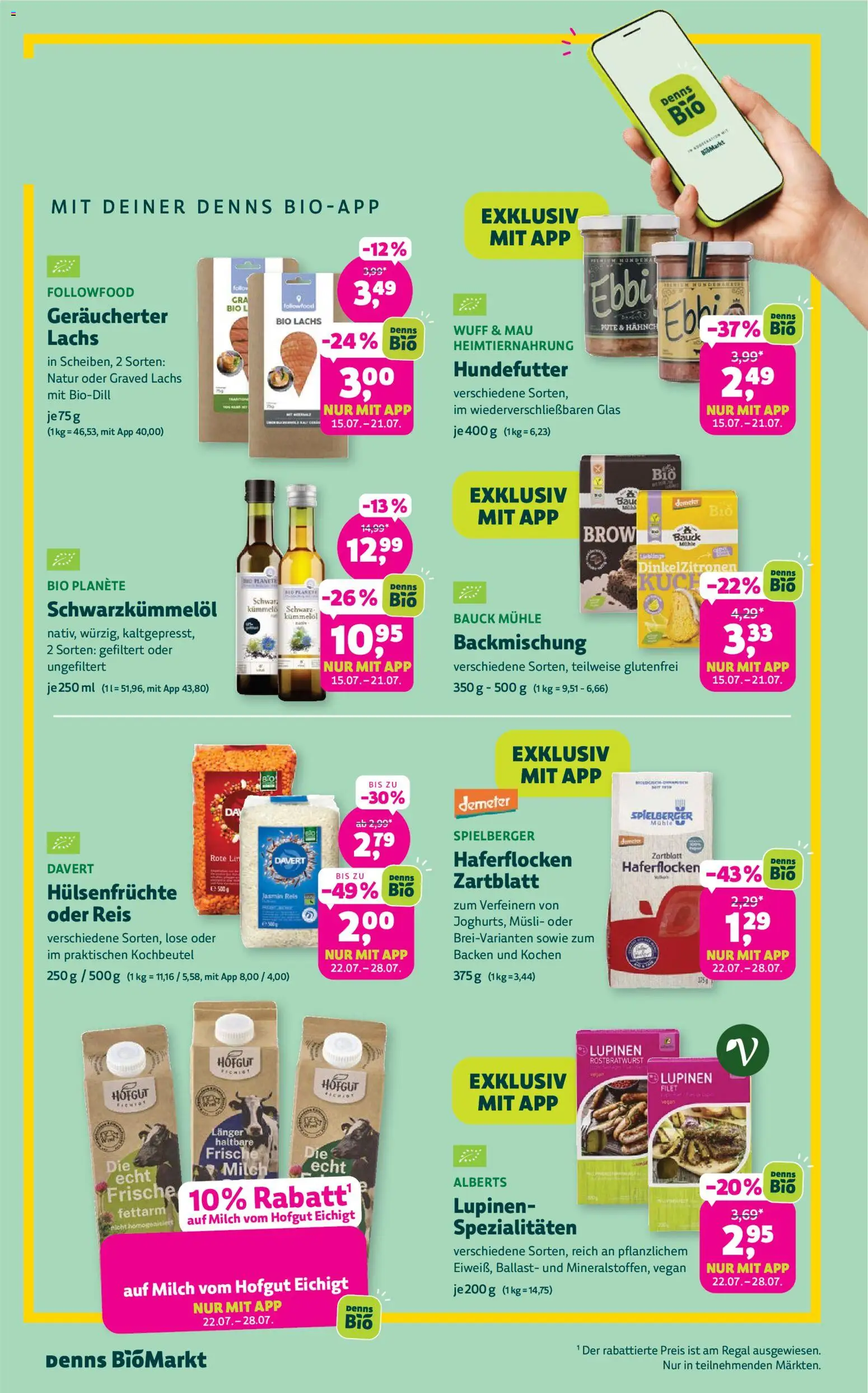 Denns BioMarkt Angebote – gültig ab 15.07.2026 | Seite: 6 | Produkte: Pute, Mühle, Regal, Reis