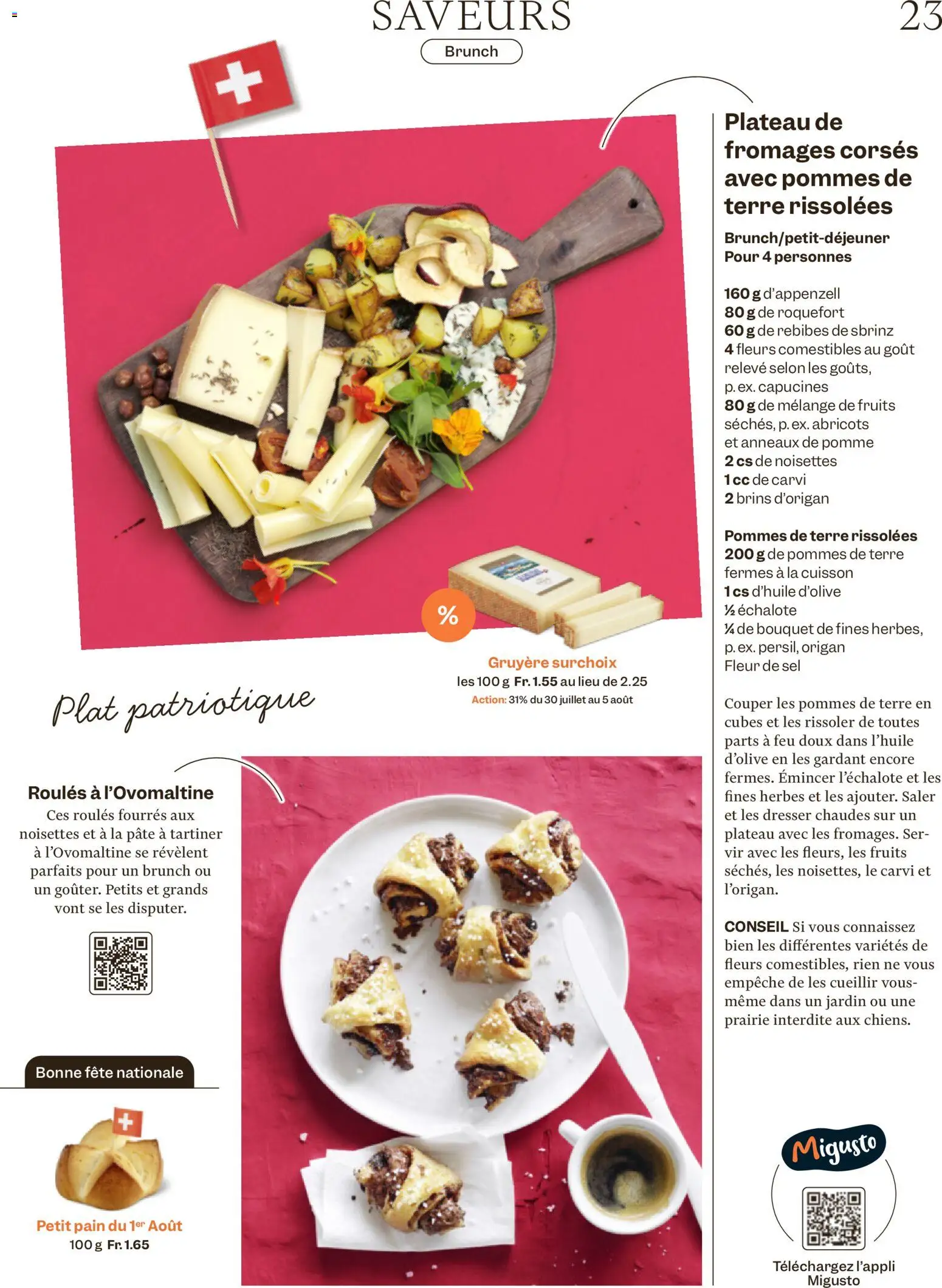 Migros aktionen Magazine FR – gültig ab 29.07.2026 | Seite: 23