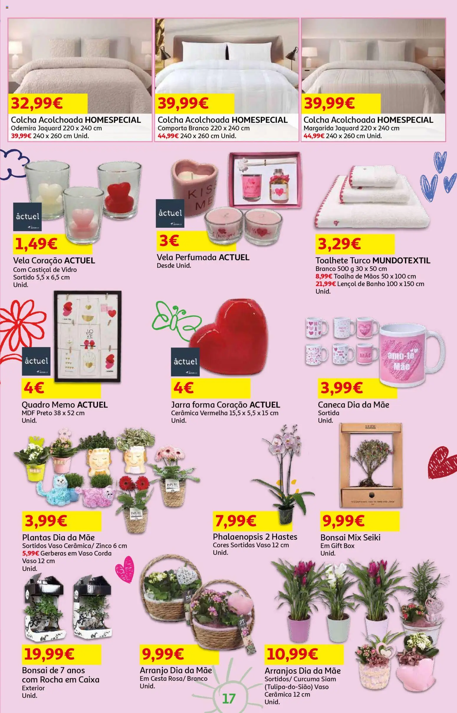Auchan - Beleza Interiores Spring │ válido de 21.04.2026 | Página: 17 | Produtos: Quadro, Jarra, Caneca, Vaso