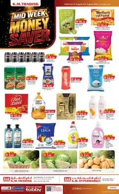 Preview of KM Trading catalogue mid week money saver valid from 3 Aug, 2026
