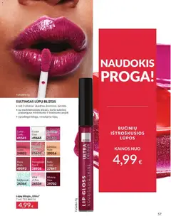 AVON leidinys galioja nuo 2026.08.01 | Puslapis: 57 | Prekių: Lūpų blizgis