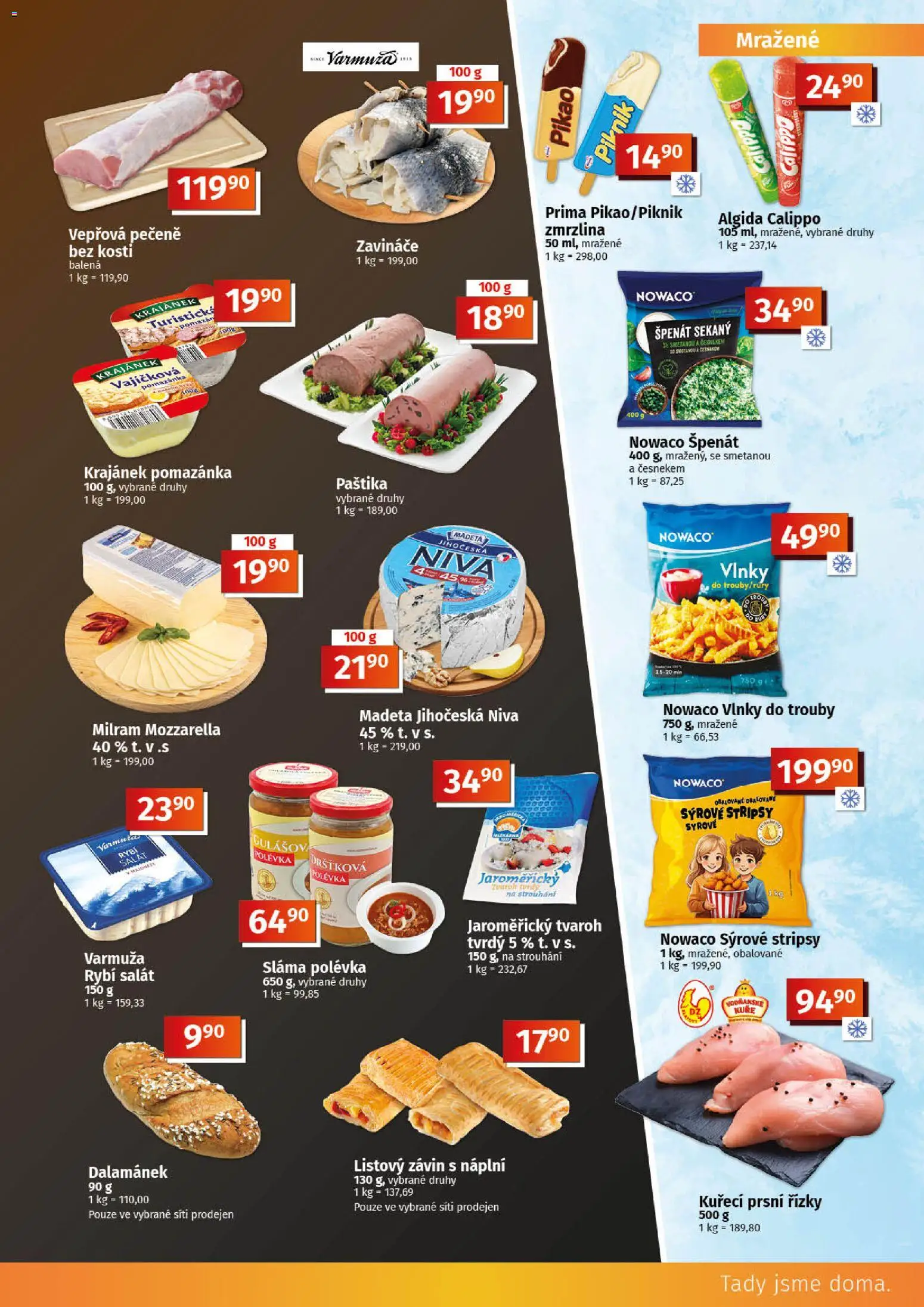 Coop leták - Tuty od 01.07.2026 | Strana: 3 | Produkty: Rybí salát, Kuře, Mozzarella, Niva