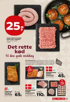 BORNHOLMERGRISEN flæskesteg, Kg-pris 90,00. gyldig fra 23/10/2026 | Side: 25 | Produkter: Flæskesteg