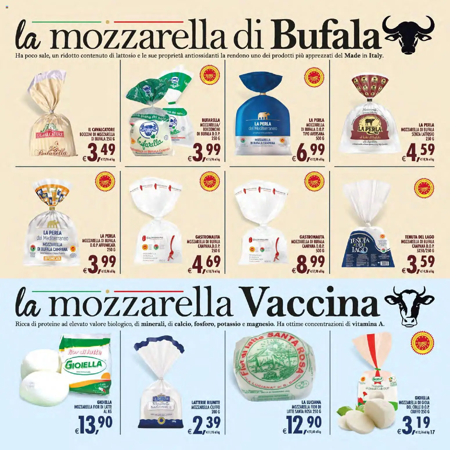 Volantino Decò del 30/06/2026 | Pagina: 17 | Prodotti: Mozzarella, Latte