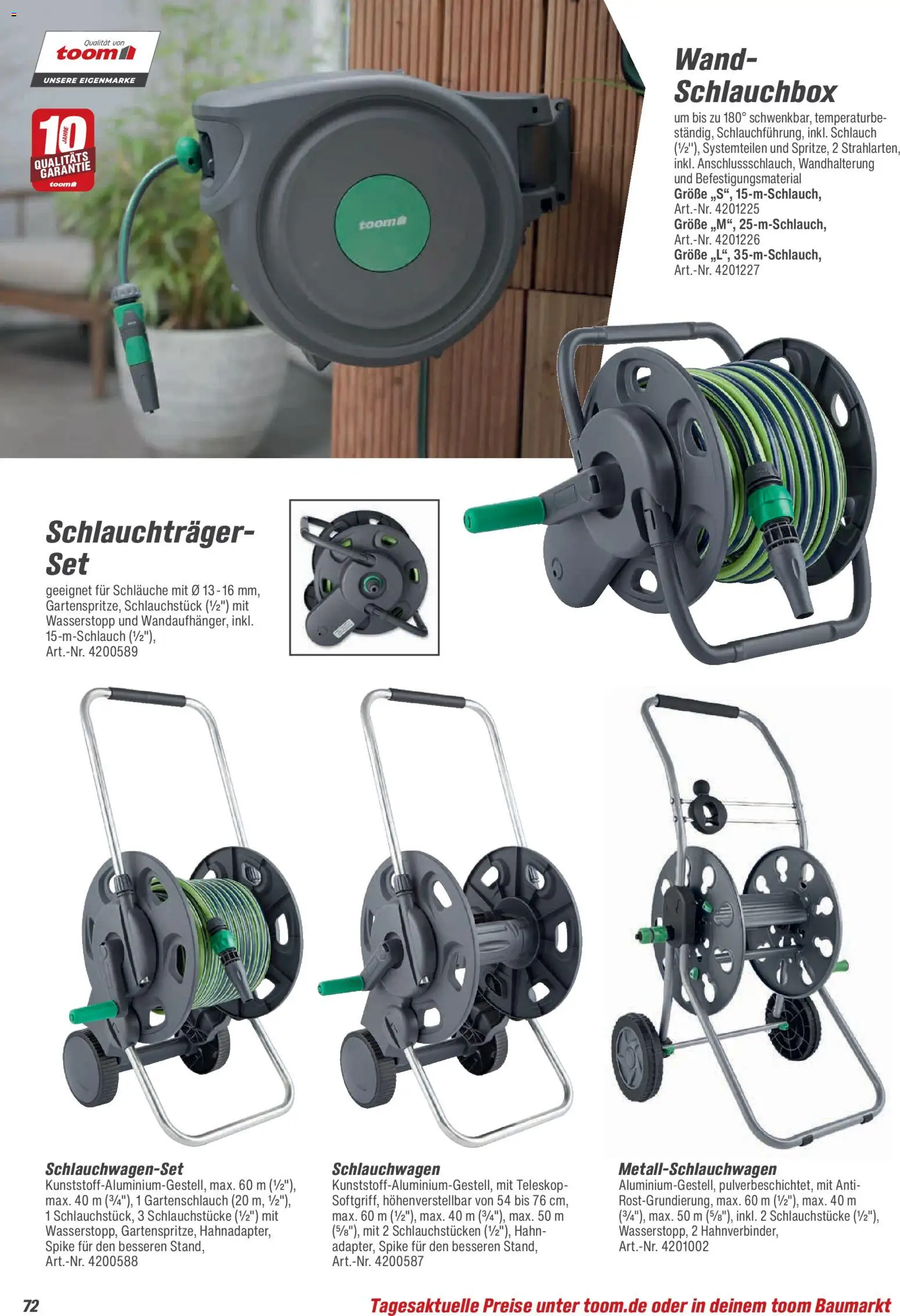 Toom Baumarkt Gartenpflege & Teich 2026 – gültig ab 20.02.2026 | Seite: 72