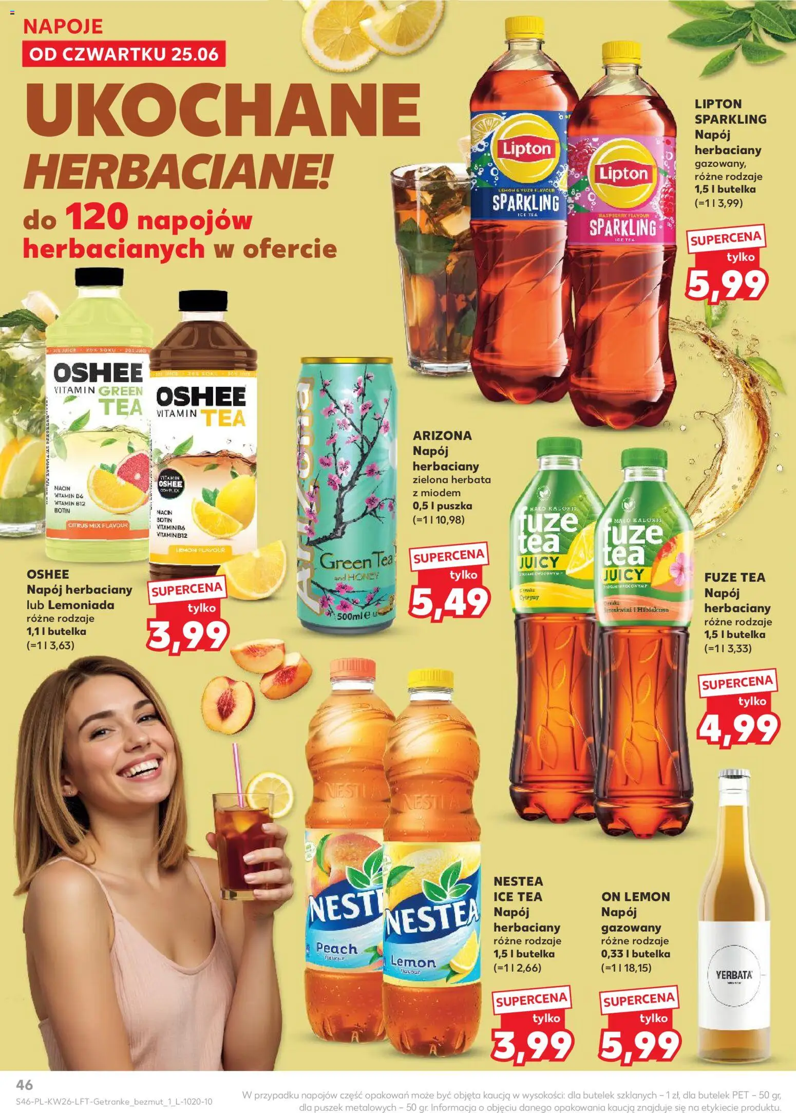Kaufland gazetka od 25.06.2026 | Strona: 46 | Produkty: Ice Tea, Napoje, Herbata