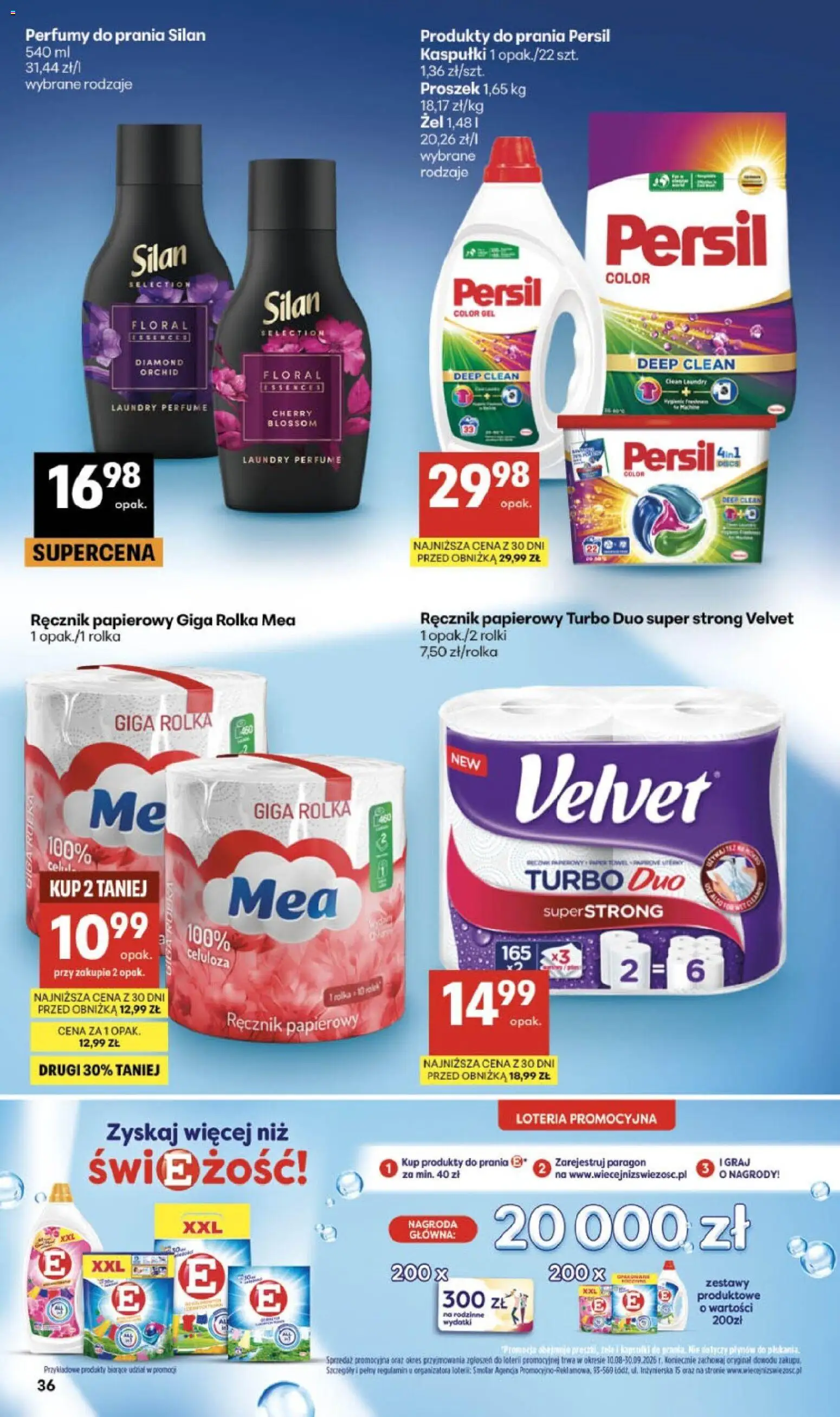 Delikatesy Centrum gazetka od 03.09.2026 | Strona: 36 | Produkty: Proszek, Persil, Perfumy, Ręcznik papierowy