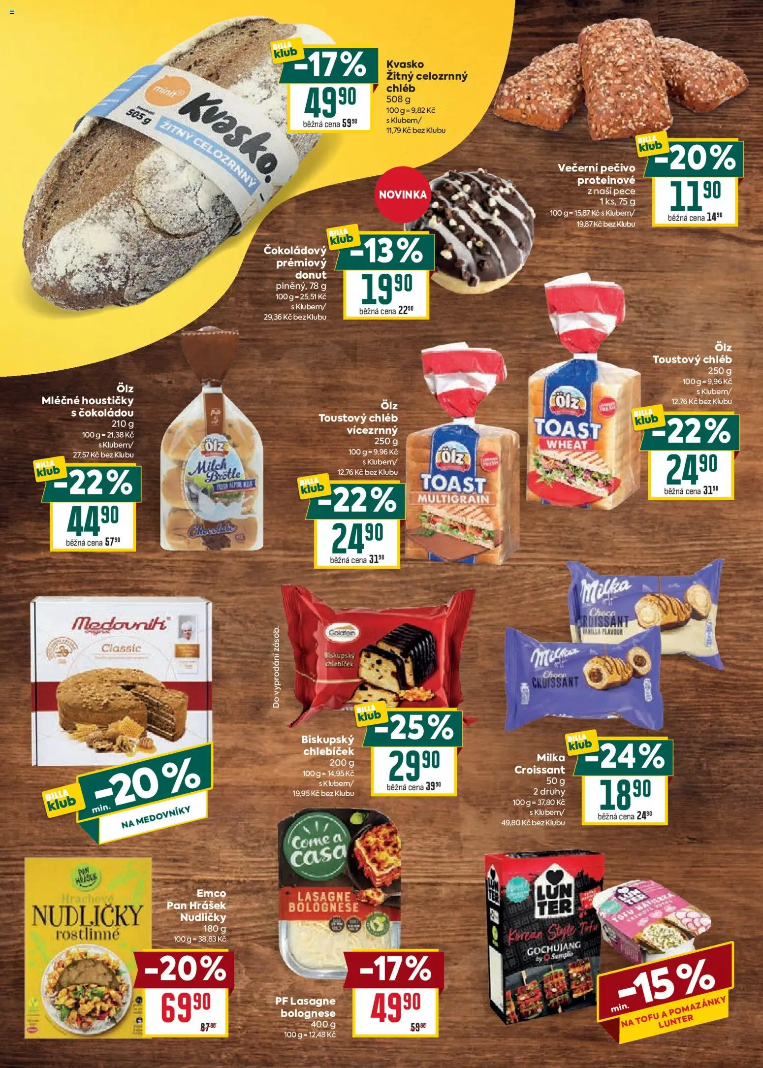 Billa leták - Léto od 10.06.2026 | Strana: 4 | Produkty: Donut, Pomazánky, Milka, Večerní pečivo