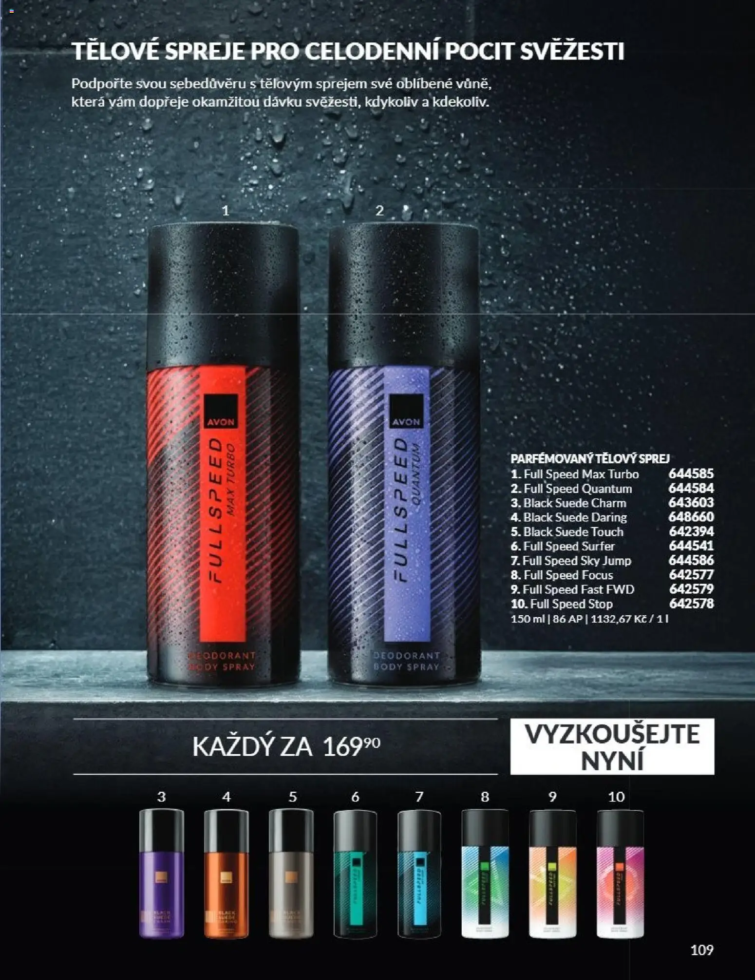Avon Katalog 09/2026 od 01.09.2026 | Strana: 109 | Produkty: Deodorant, Body