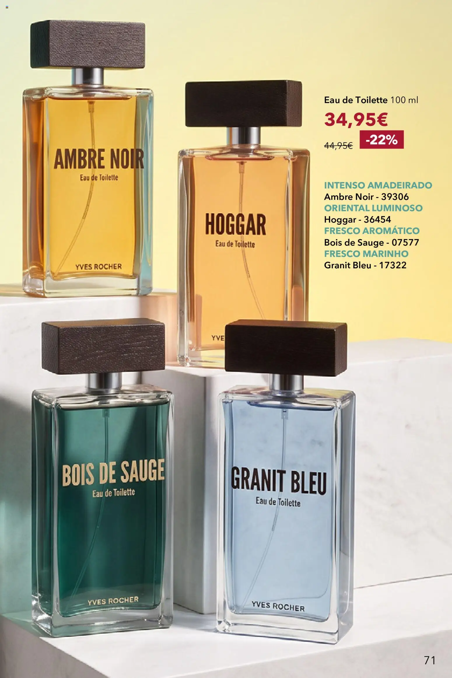 Yves Rocher Catálogo 12 │ válido de 24/09/2026 | Página: 71 | Produtos: Eau de toilette