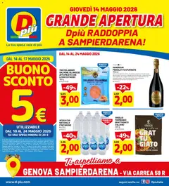 Anteprima del volantino D Più volantino Genova valido a partire dal 14.05.2026