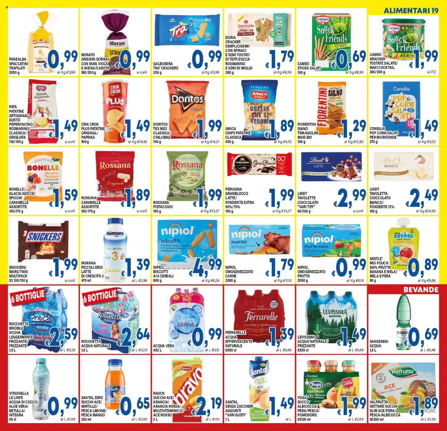 Volantino DEM del 17.03.2026 | Pagina: 19 | Prodotti: Biscotti, Pesca, Mais, Arachidi