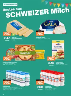 Emmi Raclette Burger Scheiben, 8 Stück, 150 g, (100 g = 2.10) ab 10.09.2026 gültig | Seite: 12