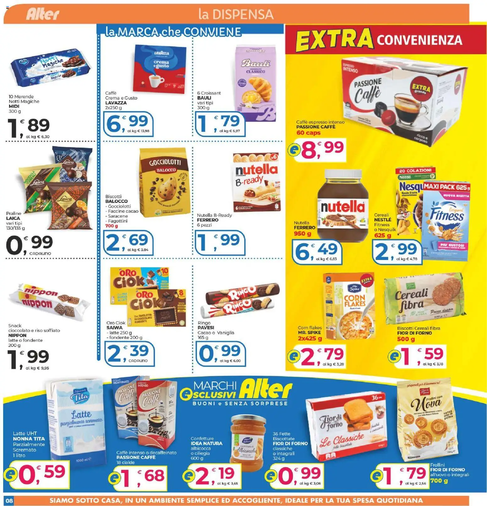 Volantino Alter Discount del 16/10/2026 | Pagina: 8 | Prodotti: Crema, Riso, Cacao, Albicocche