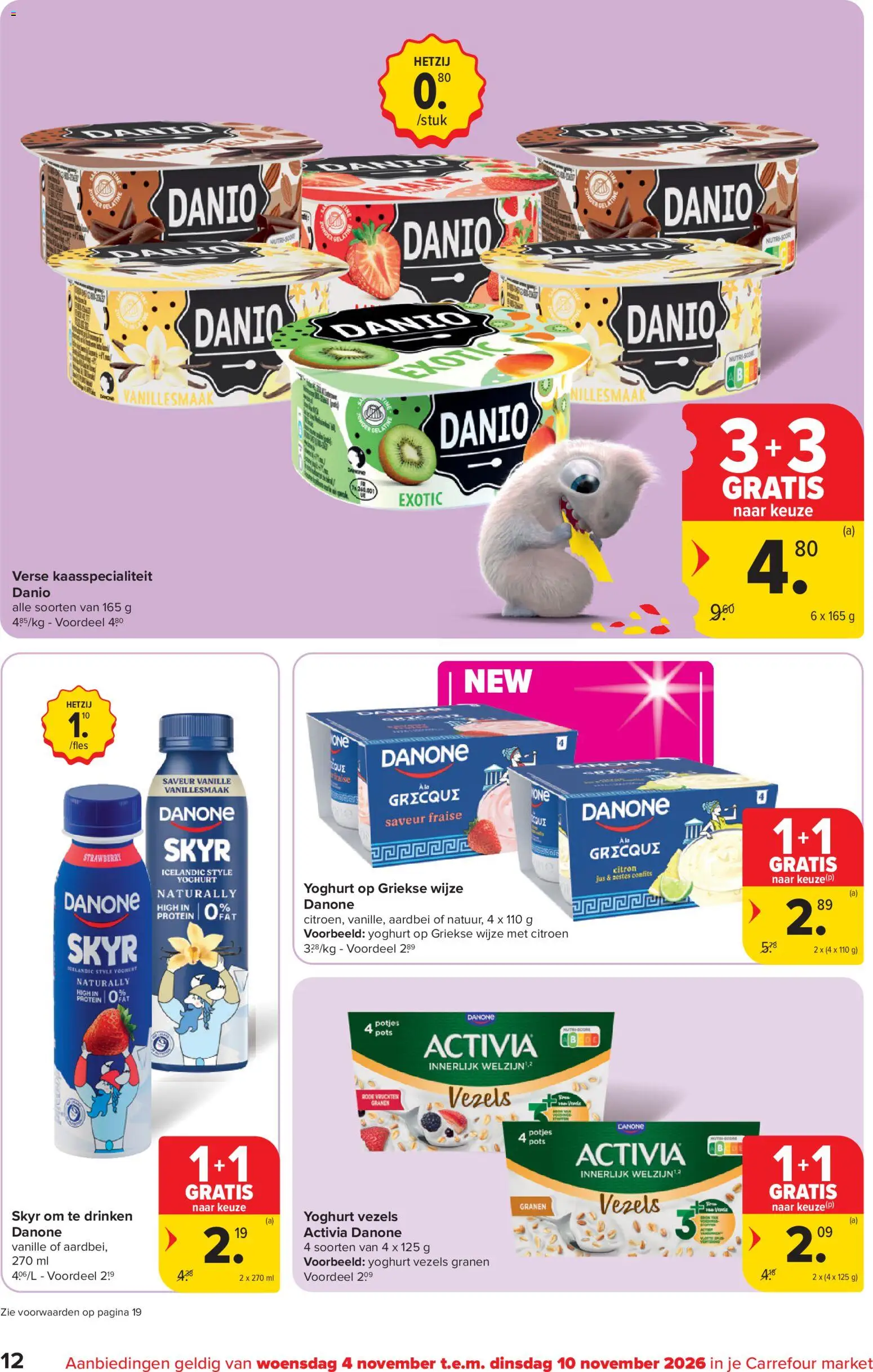 {H1} | Pagina: 12 | Producten: Granen, Aardbei, Skyr, Yoghurt