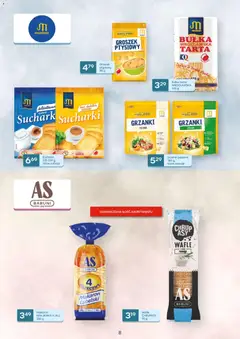 Pogląd oferty "Eurocash gazetka - Oferta Handlowa" - ważna od 04.05.2026 | Strona: 8 | Produkty: Groszek ptysiowy, Bułka tarta, Bułka, Makaron