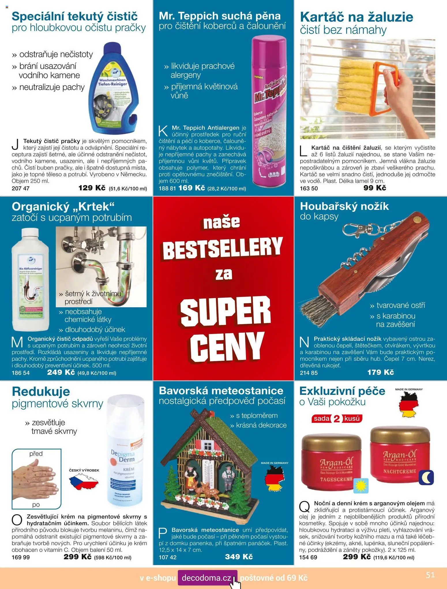 Decodoma katalog Podzim 2026 od 01.09.2026 | Strana: 51 | Produkty: Krém, Čistič odpadů, Nábytek, Pěna