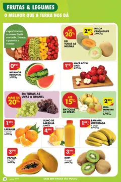 Pré-visualização Pingo Doce Poupe Esta Semana Açores válido de 10/09/2026 | Página: 2 | Produtos: Frutas, Maça, Sumo, Melancia
