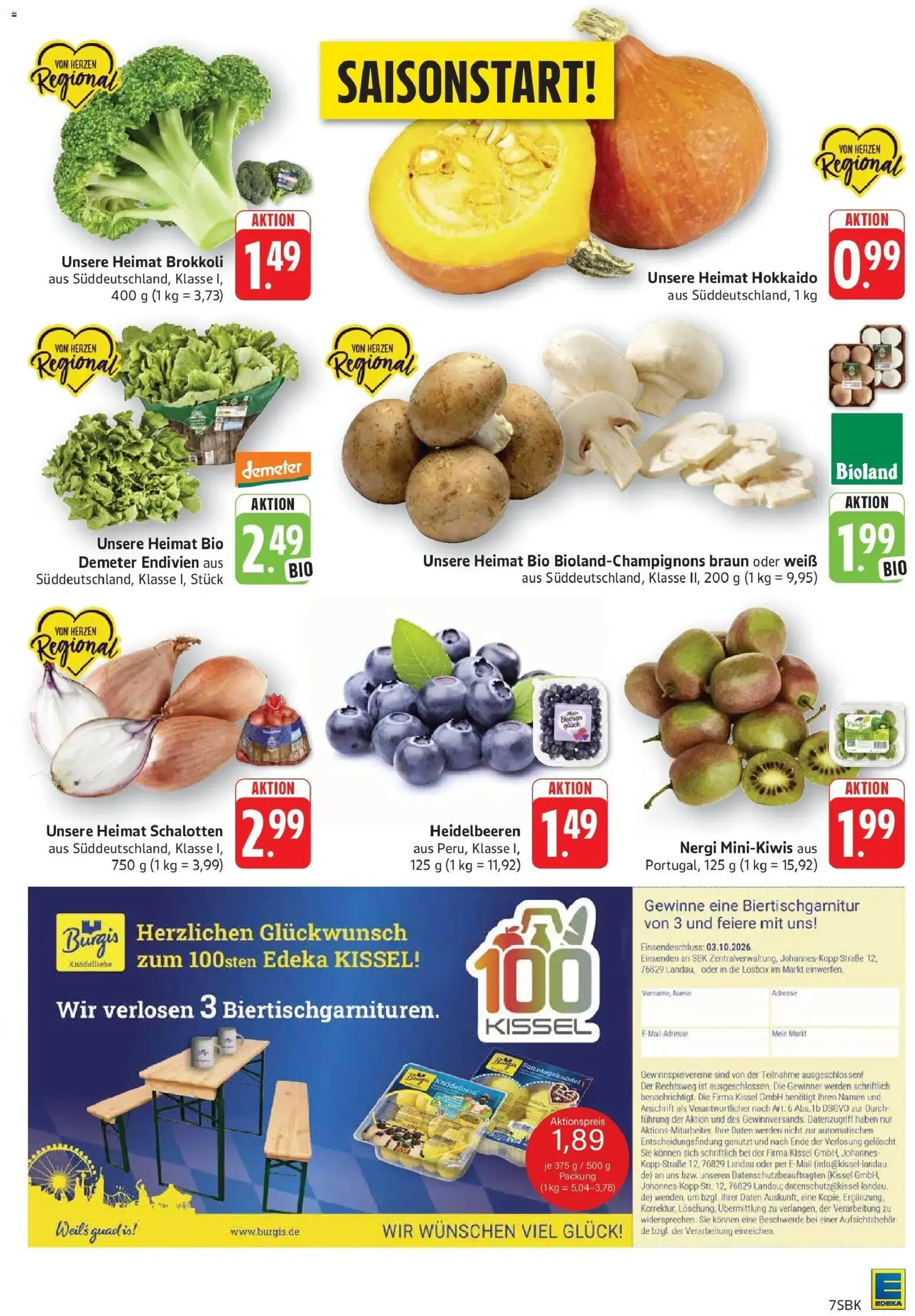 Edeka Prospekt Bad Bergzabern (ab 21.09.2026) » Angebote Online | Seite: 7