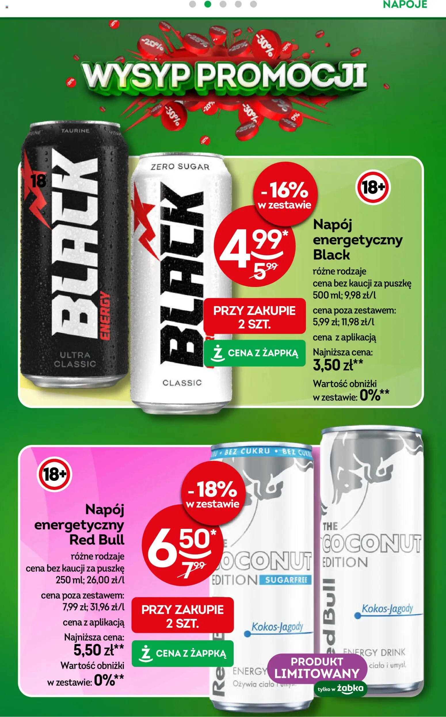 Żabka gazetka od 10.08.2026 | Strona: 24 | Produkty: Red bull, Napoje, Napój energetyczny