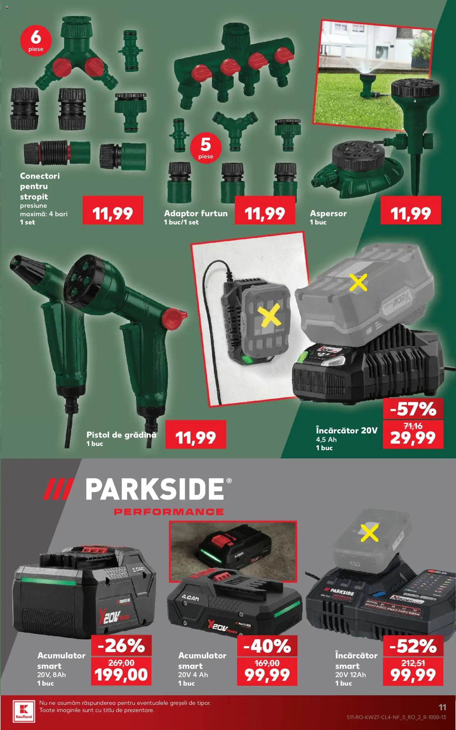 Noul catalog Kaufland – valabil de la 01.07.2026 | Pagină: 11 | Produse: Încărcător, Adaptor