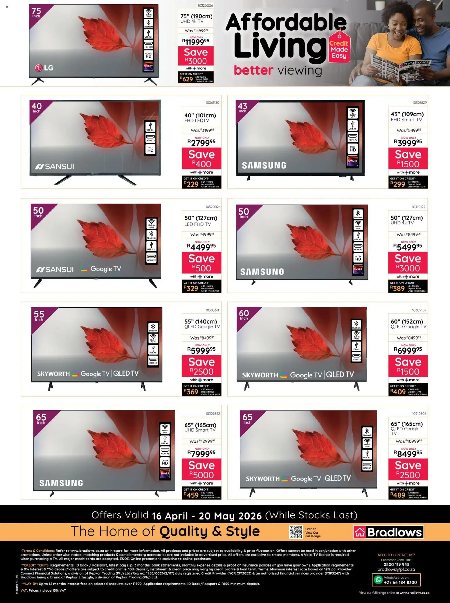 New Bradlows catalogue – valid from 16.04.2026 | Page: 24 | Products: USB, TV