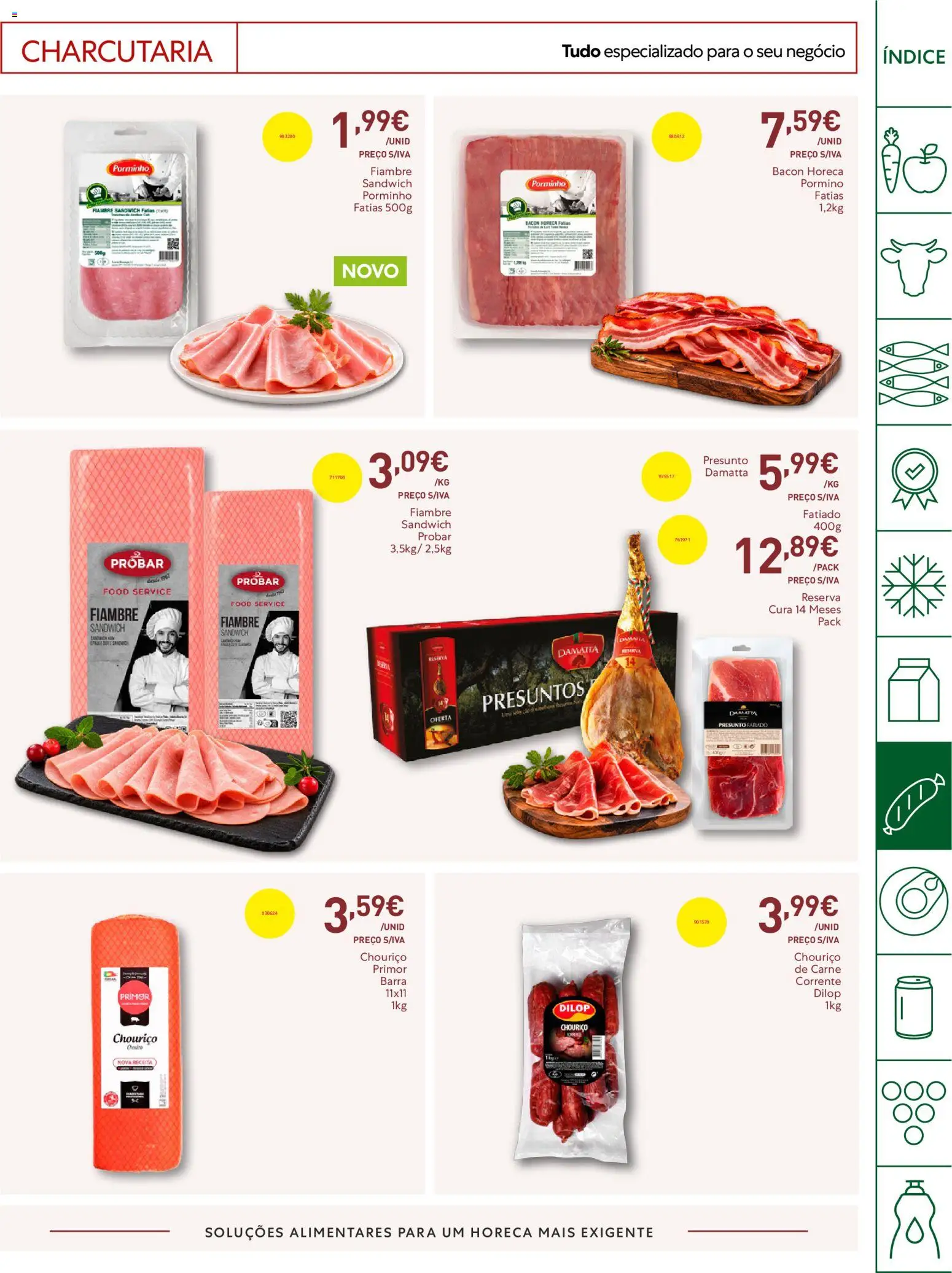 Recheio Horeca Madeira │ válido de 22/09/2026 | Página: 15 | Produtos: Fiambre, Presunto, Chouriço, Carne