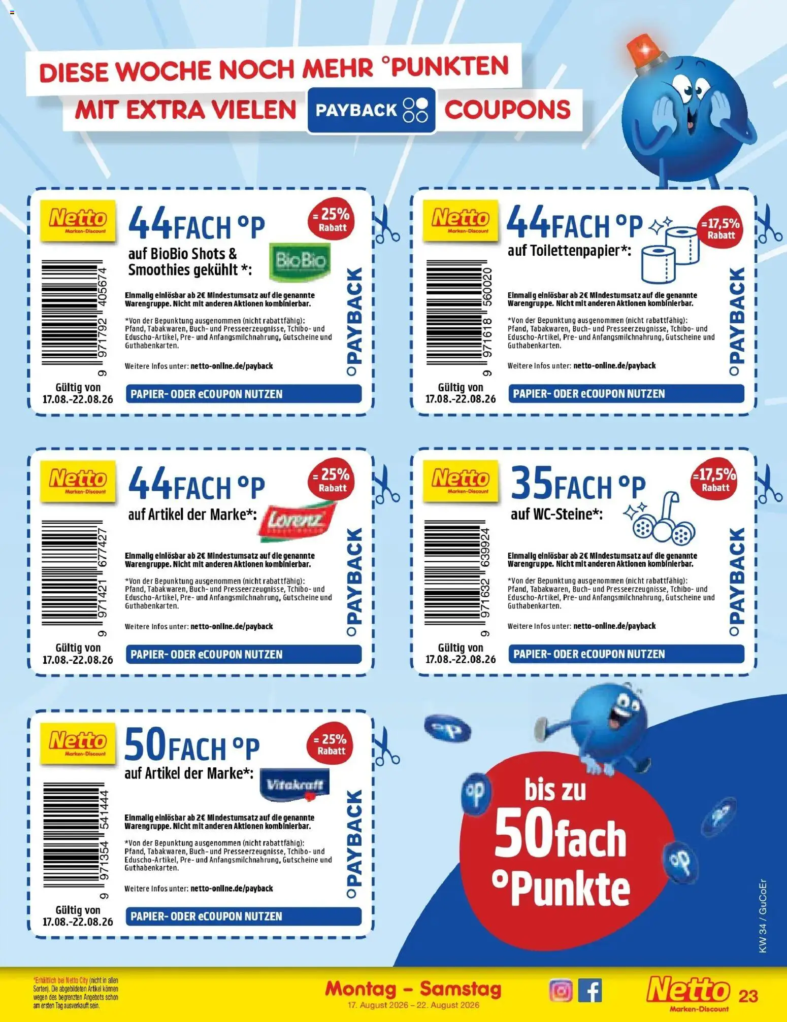 Netto Marken-Discount Prospekt Nordhausen – gültig ab 17.08.2026 | Seite: 31 | Produkte: Toilettenpapier